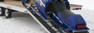 Heavy duty aluminum safeguard snowmobile ramp